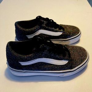 Vans youth sparkly size 12.5 sneakers.